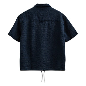 Anerkjendt - Camisa Akotto Seersucker | Azul marino