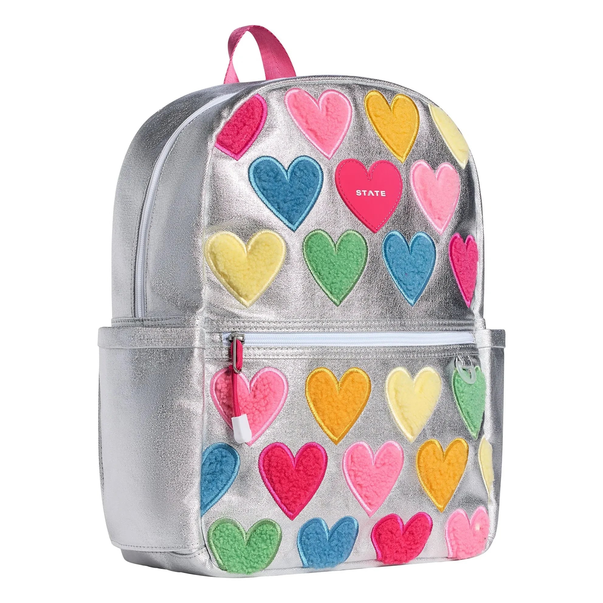 State Bags - Iridescent Hearts Kane Sırt Çantası | Gri