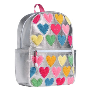 State Bags - Iridescent Hearts Kane Sırt Çantası | Gri