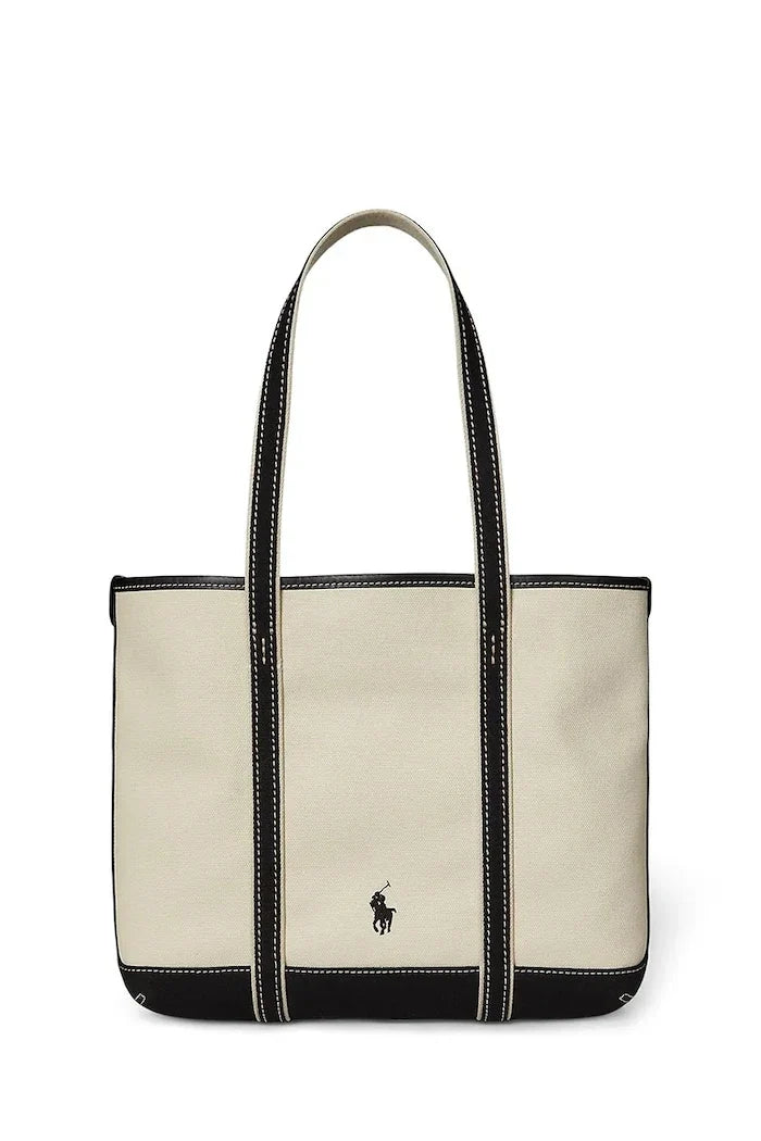 Bolsa de la compra de algodón Polo Ralph Lauren para mujer
