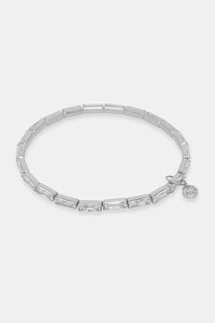 Brazalete tenis Michael Kors para mujer, de latón y circonitas
