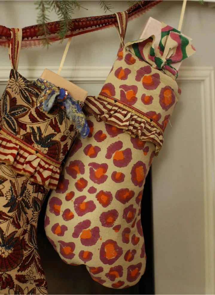 Doing Goods - Botas de Navidad de Algodón | Rosa