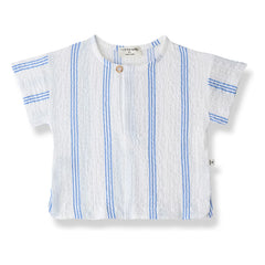 1+ in the family - Camiseta rayas Portlligat | Azul claro