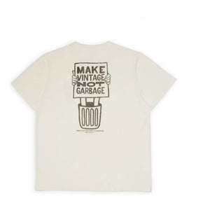 Nudie Jeans - Camiseta Roy Garbage | Blanco