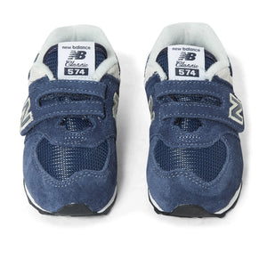 New Balance - Zapatillas deportivas 574 con cierre de velcro | Azul marino