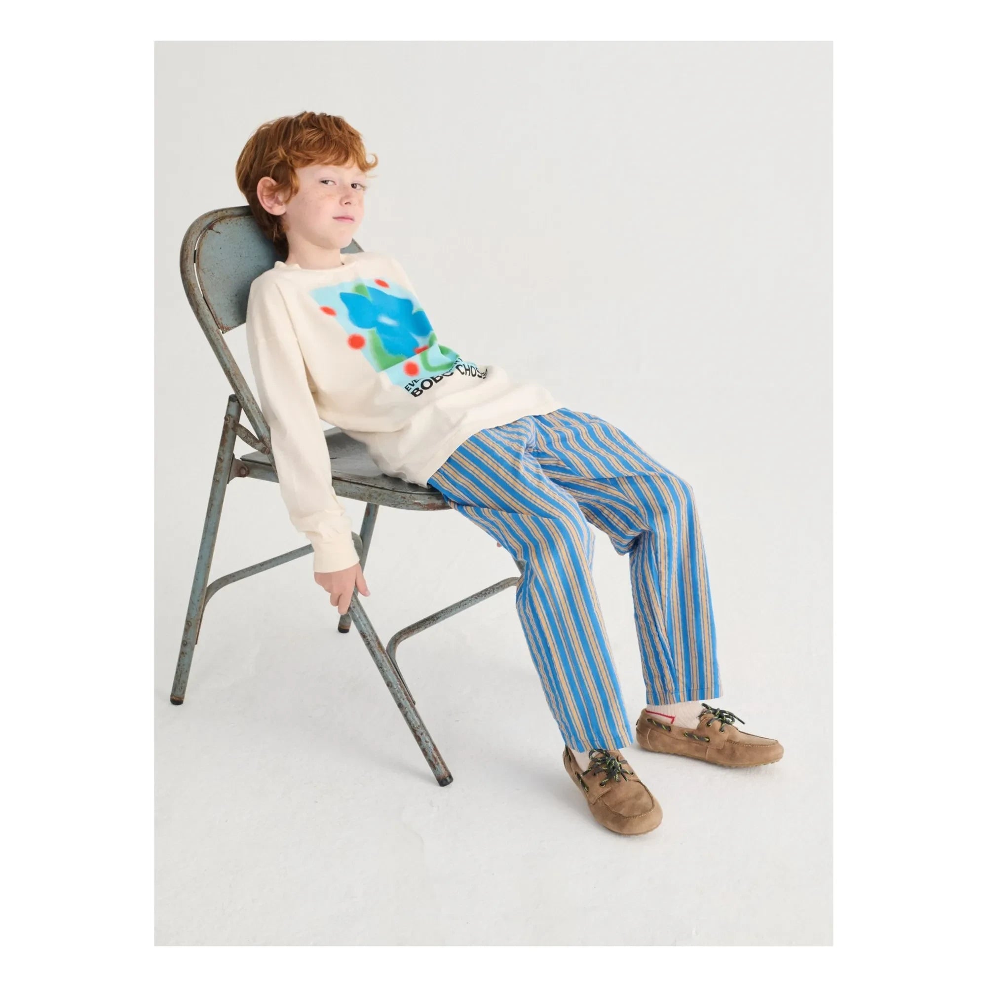 Bobo Choses - Camiseta de algodón orgánico Summer Story | Crudo
