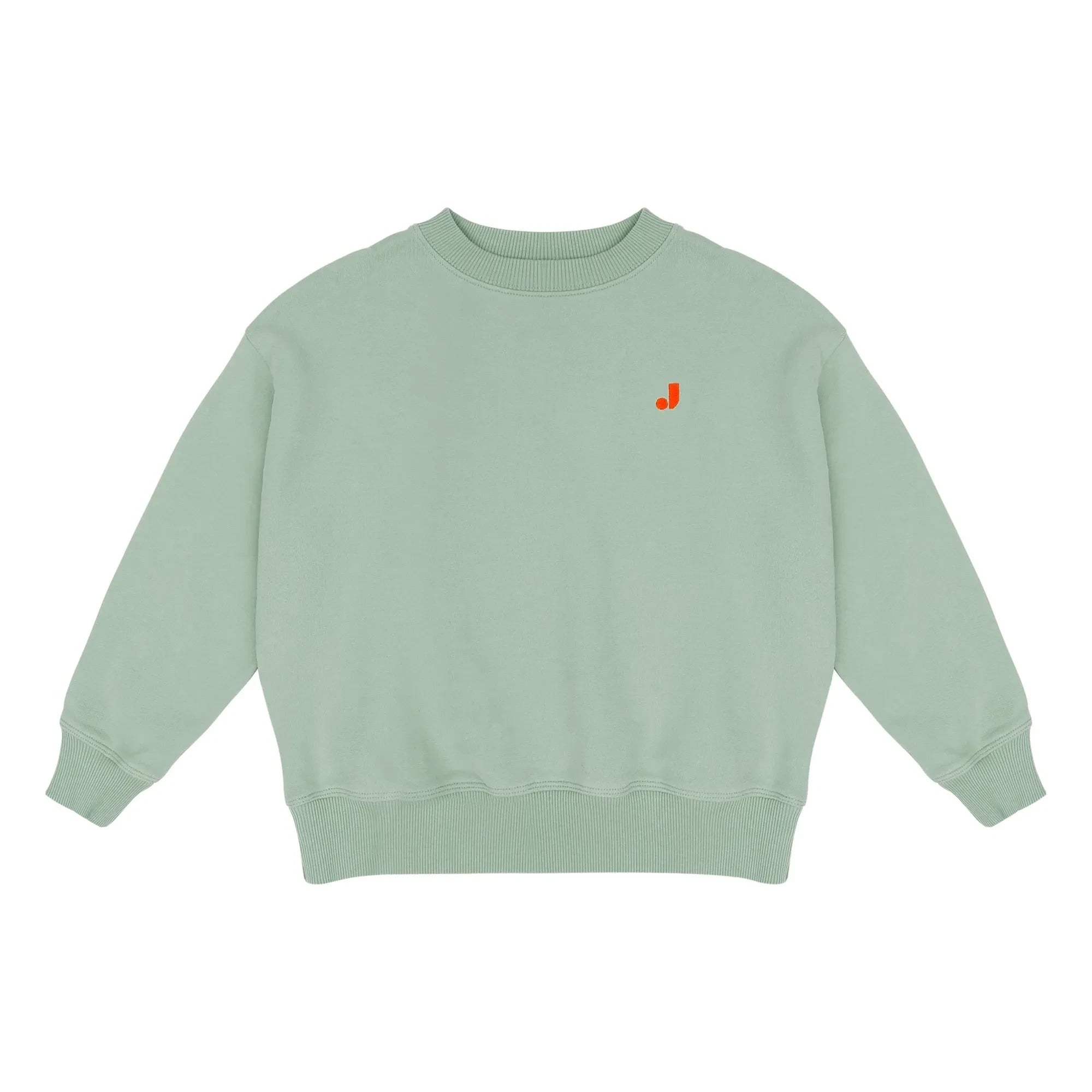 Jenest - Sudadera de algodón orgánico Happy Bird | Verde almendra