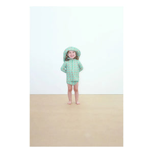 Tinycottons - Braguita de bikini cerezas | Agua verde