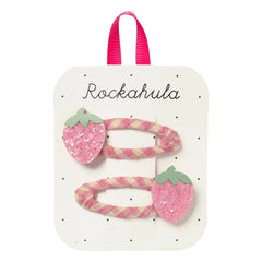 Rockahula Kids - Set de 2 horquillas Fresa | Rosa pálido