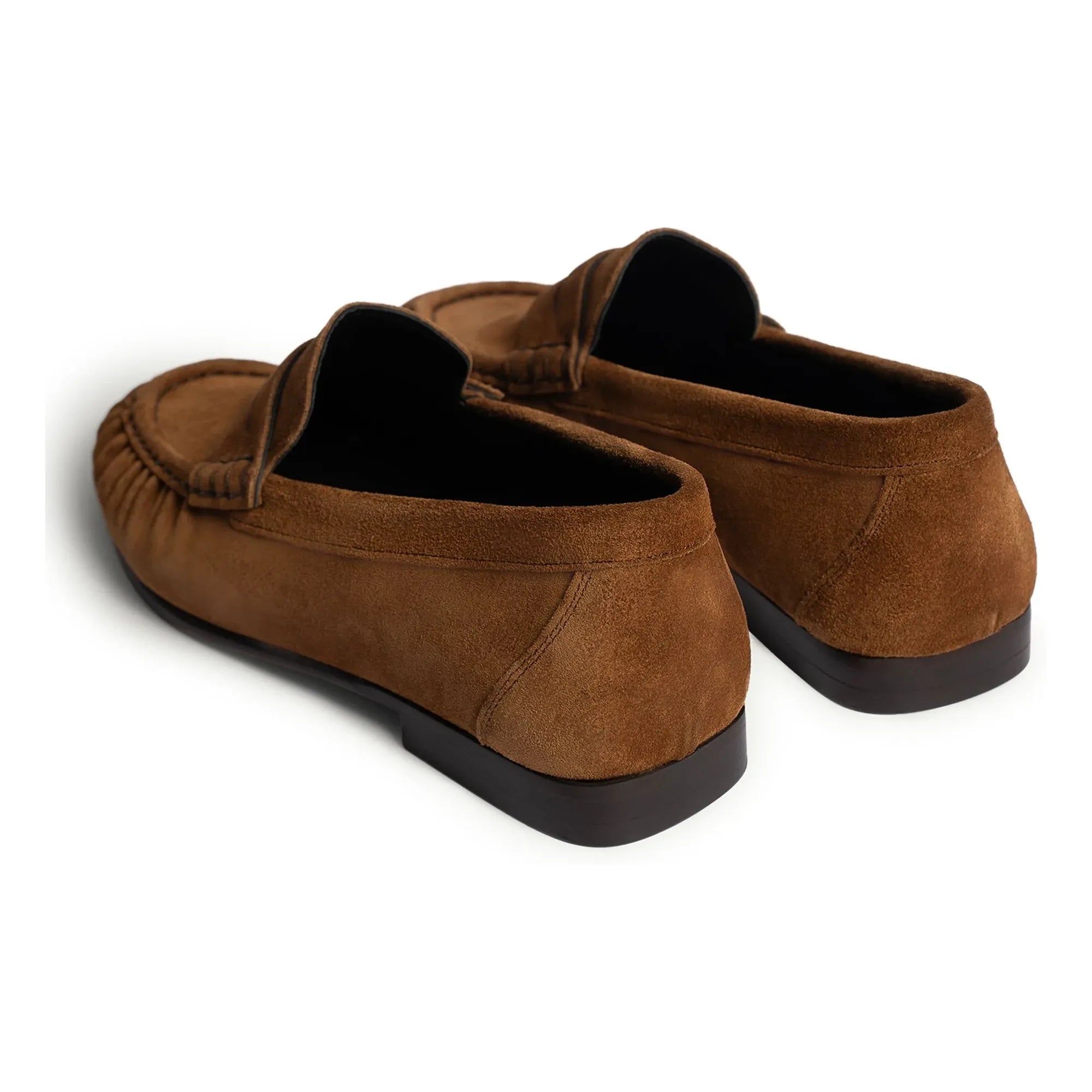Posa - Zapatos tipo mocasín de ante | Marrón oscuro