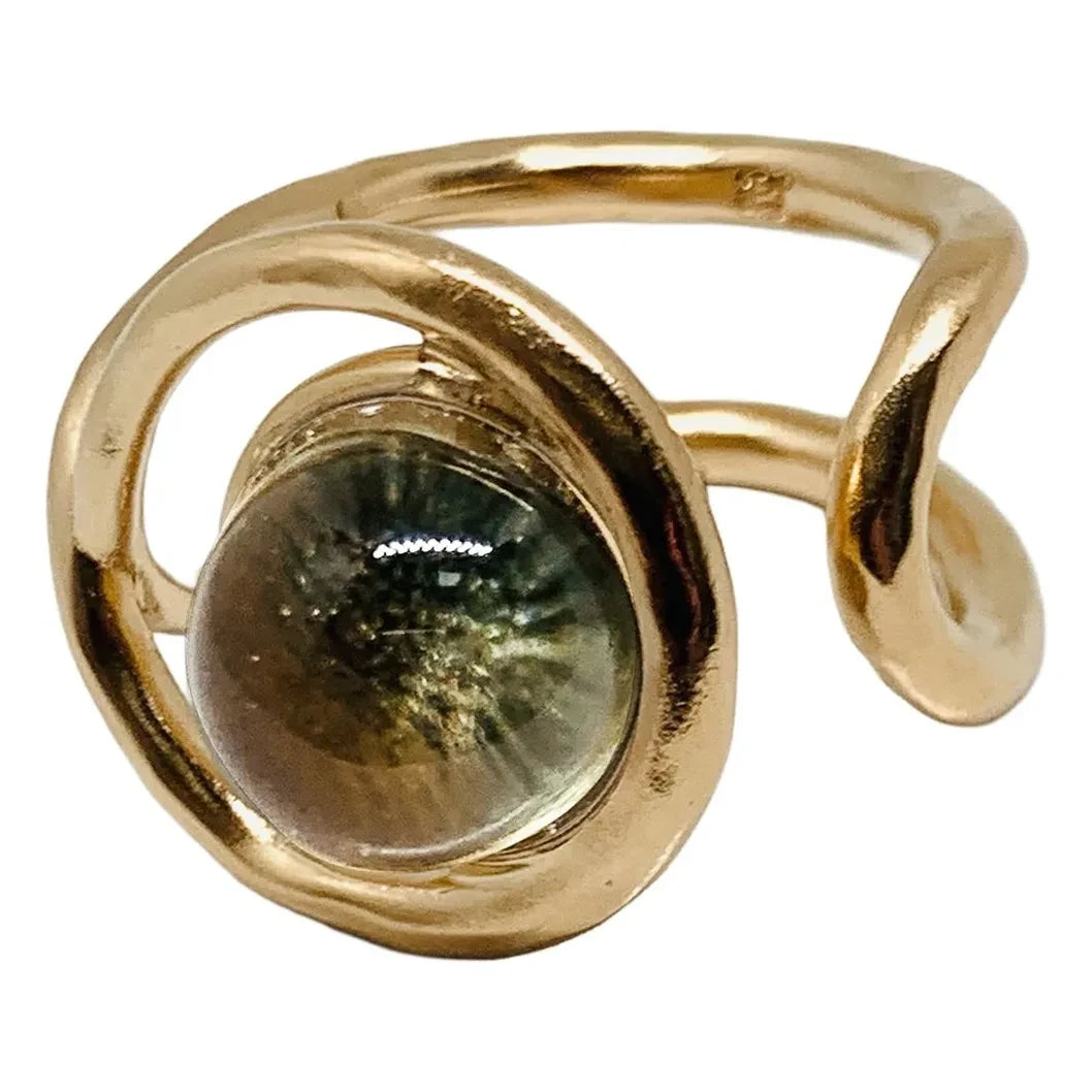 LAH - Eclipse Anillo de Sello Bicolor | Azul claro