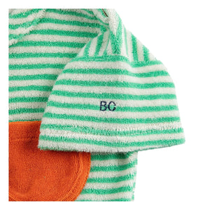 Bobo Choses - Camiseta de algodón orgánico a rayas | Verde