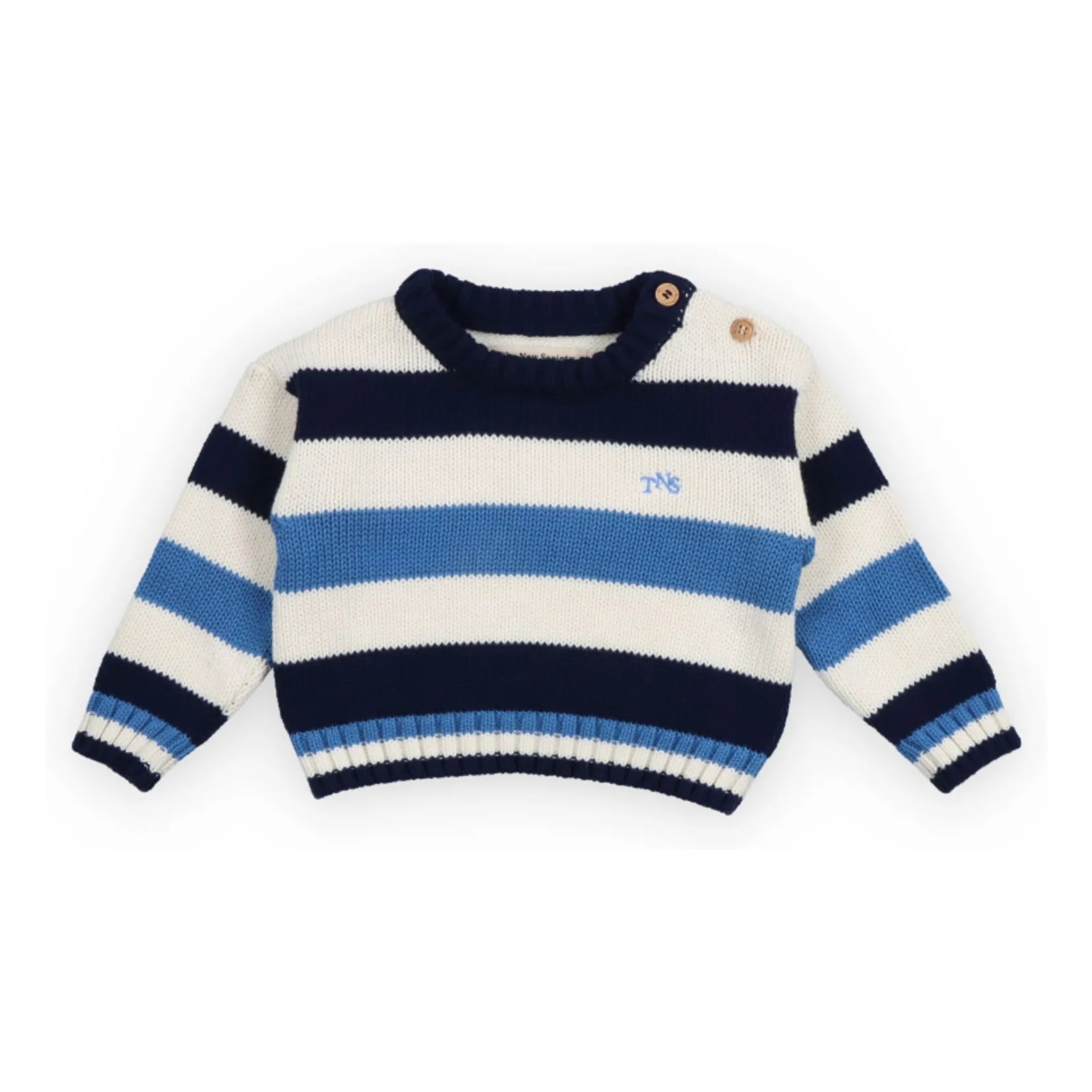 the new society - Jersey de rayas Celosia para bebé | Azul
