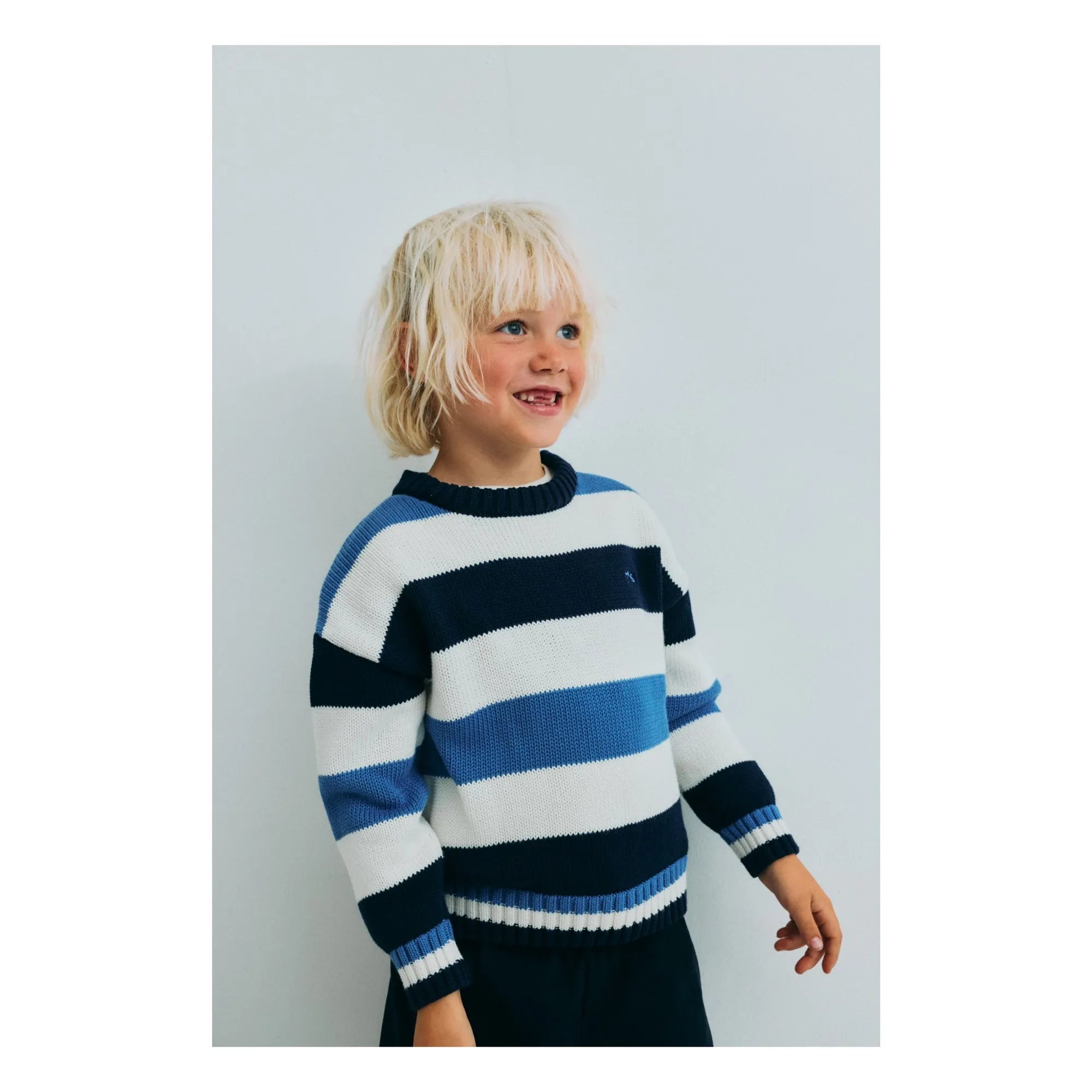 the new society - Jersey de rayas Celosia | Azul