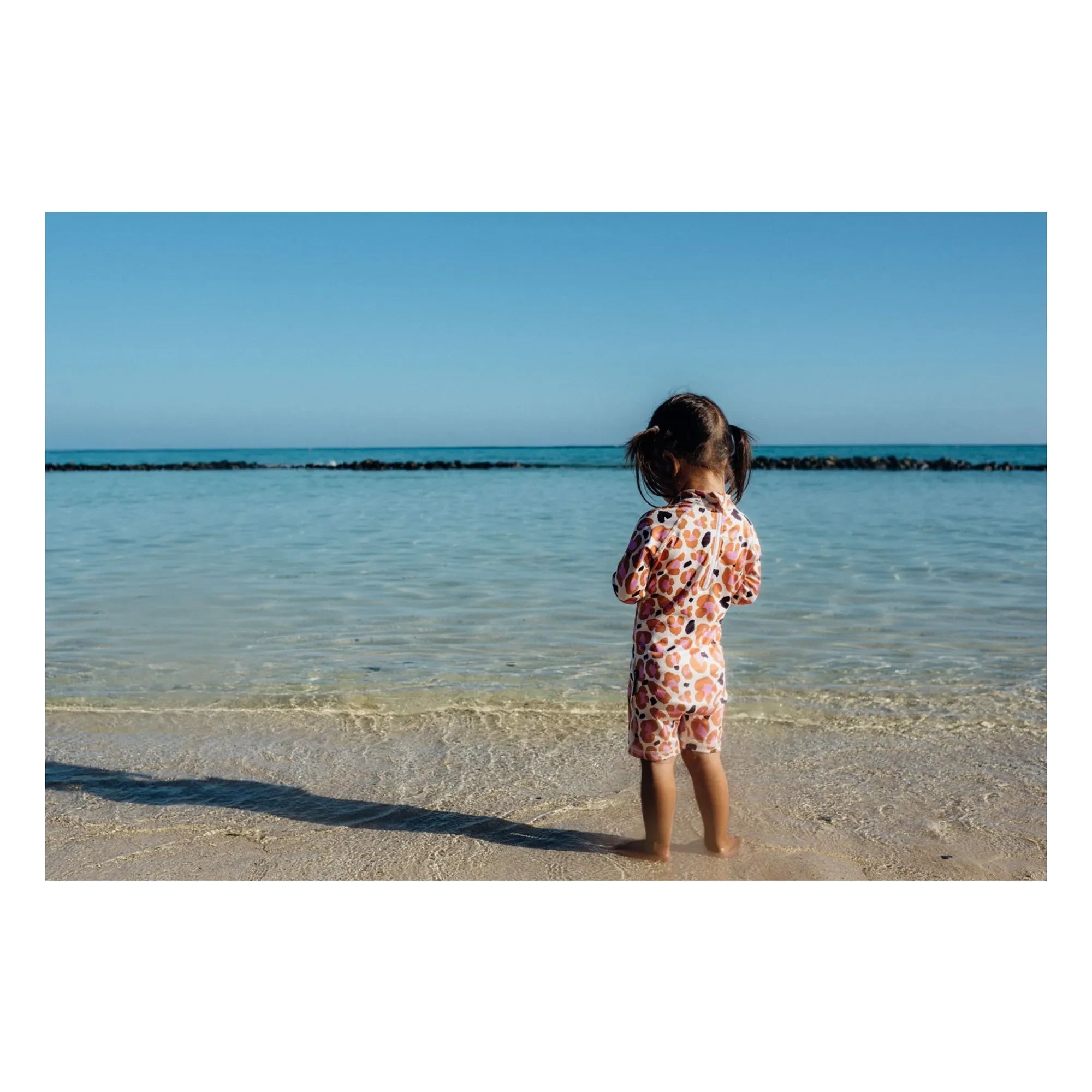 Beach & Bandits - Anti-UV Candy Leopardo Pantalón Corto Combinado de Fibras Recicladas