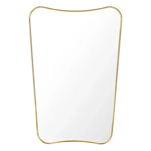Gubi - Espejo de Pared Gio Ponti FA33 - 54x80 cm | Dorado