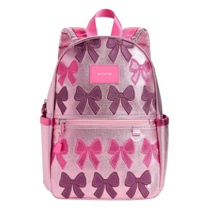 State Bags - Mochila Mini Kane Irisé Nudos | Rosa
