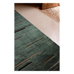 Nanimarquina - Alfombra de lana Colorado | Verde