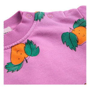 Bobo Choses - Sudadera naranja de algodón orgánico | Morado