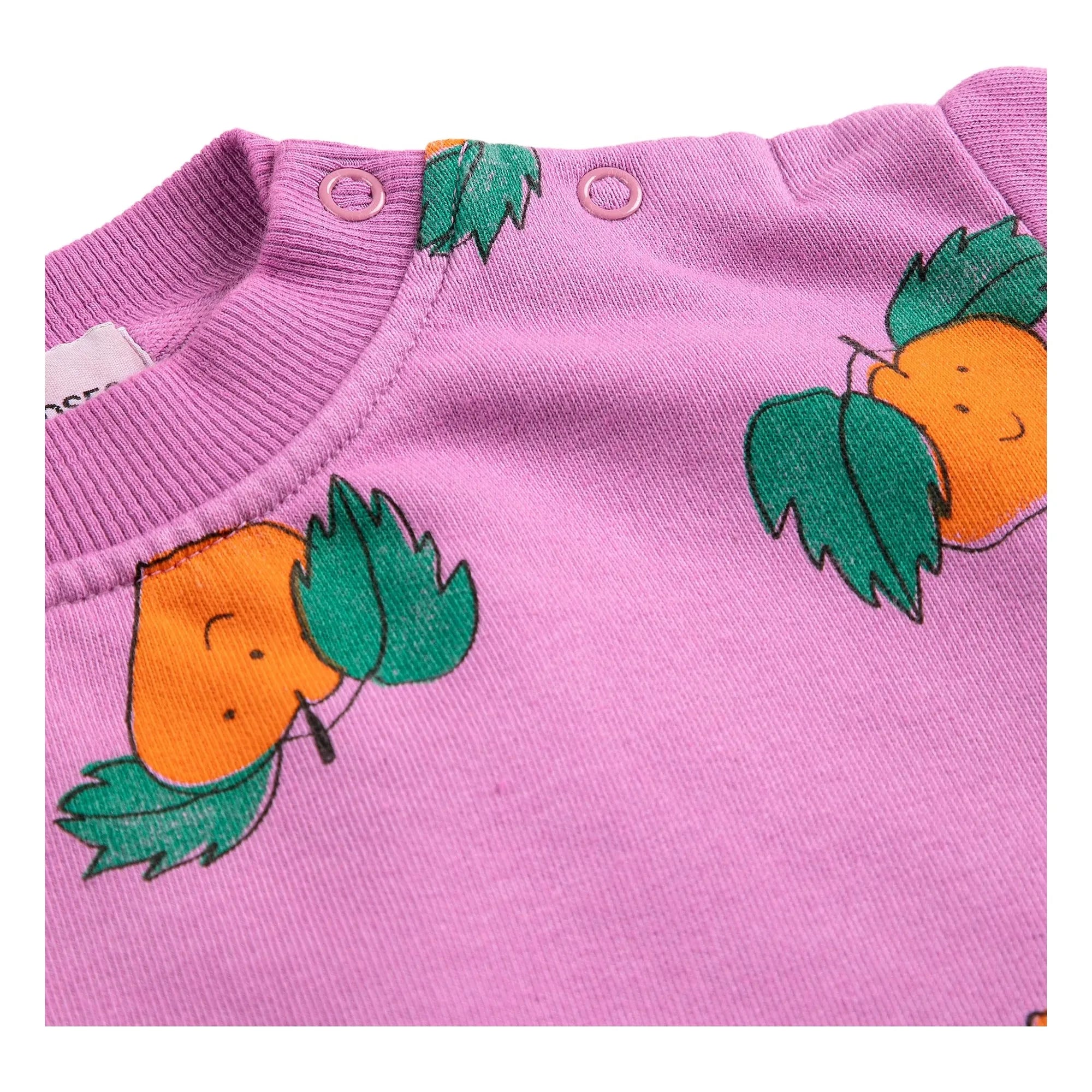 Bobo Choses - Sudadera naranja de algodón orgánico | Morado