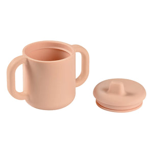 Béaba - Vaso de Aprendizaje de Silicona | Rosa