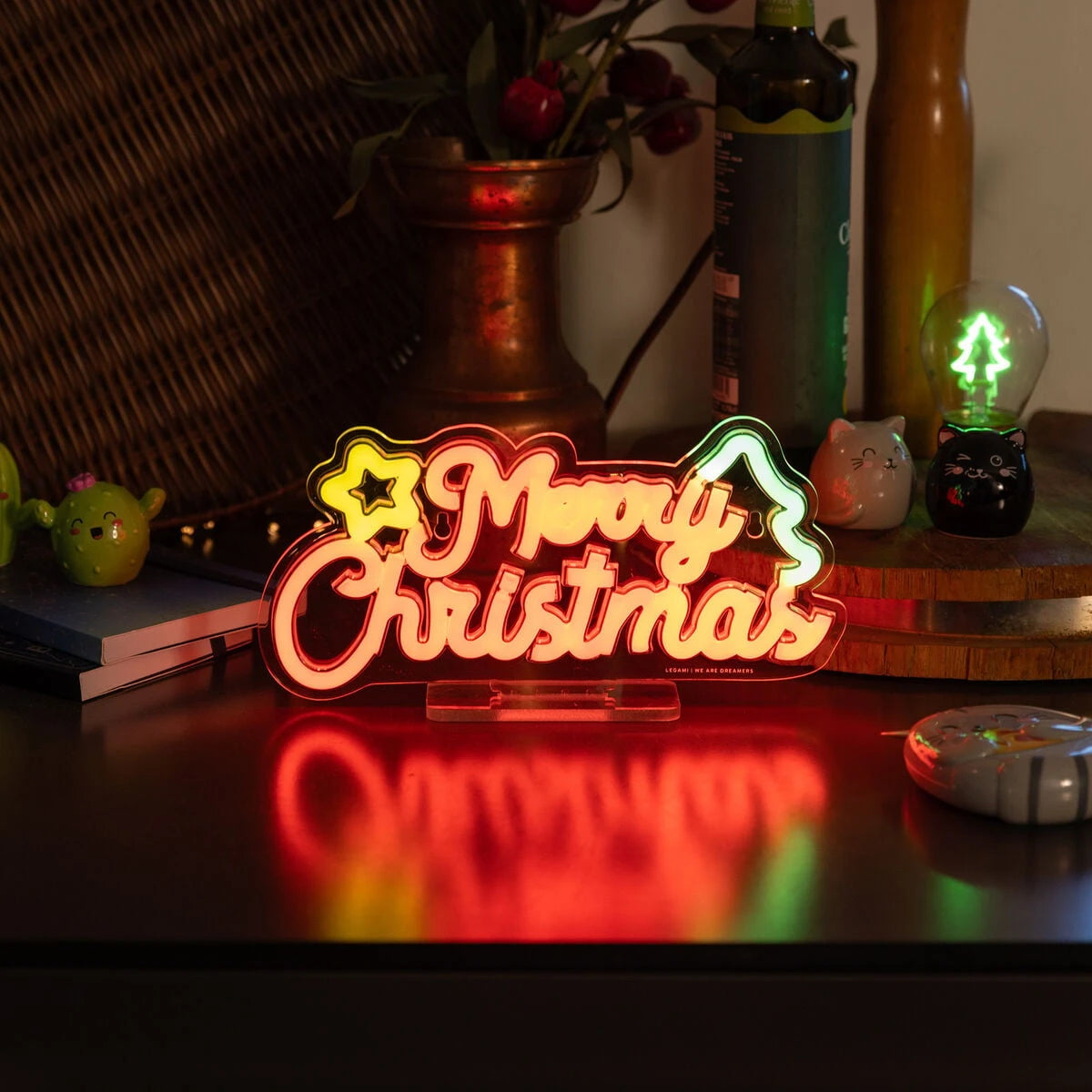 Legami - Merry Noel Noel LED Neon Sign - Es un signo