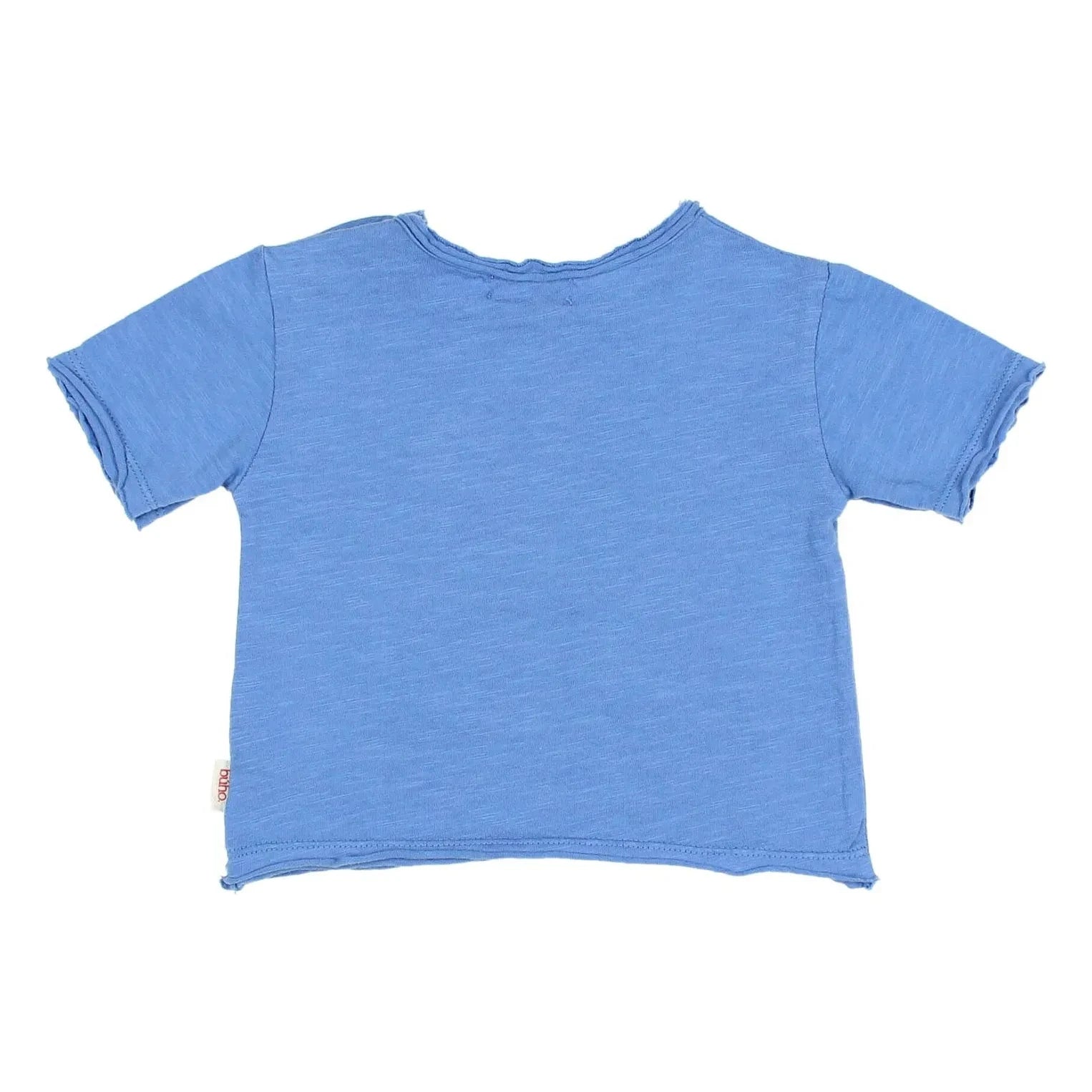 Búho - Camiseta de bebé de algodón orgánico Muz | Azul índigo