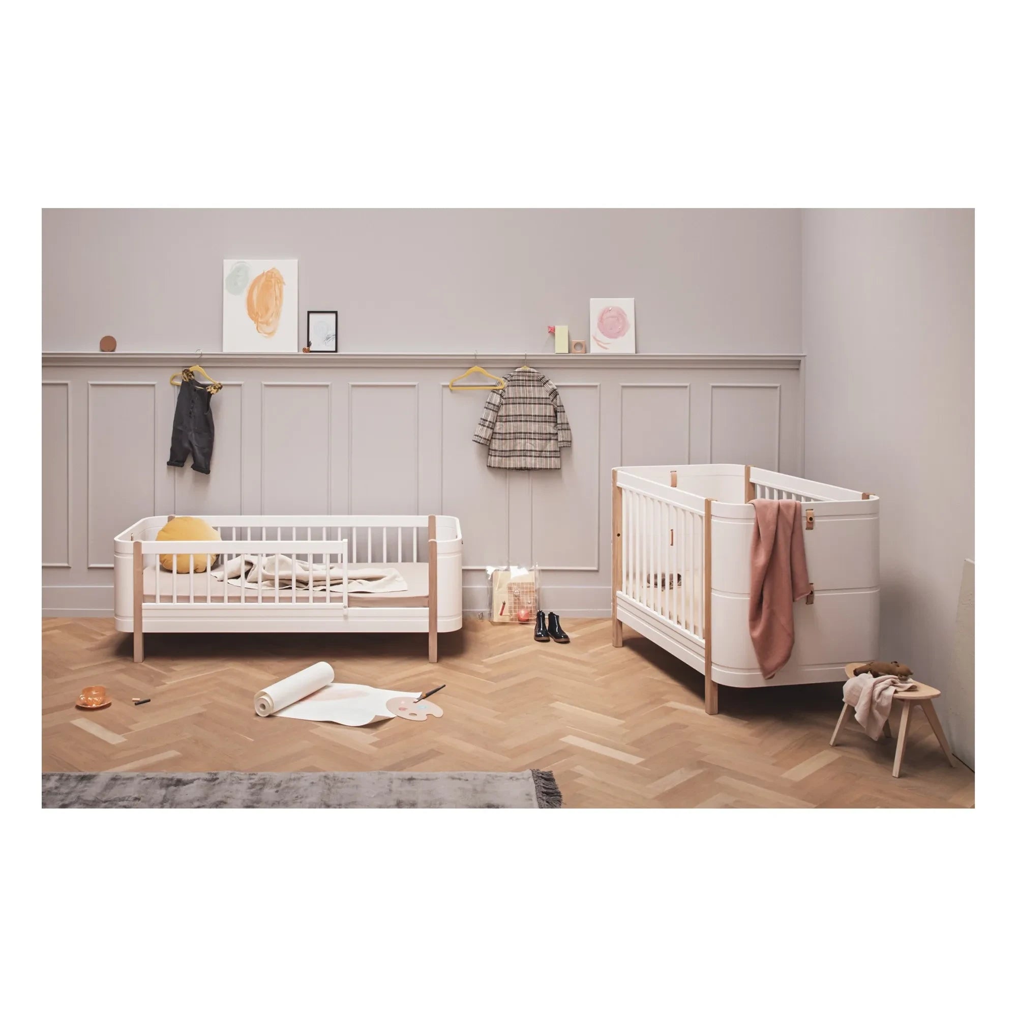 Oliver Furniture - Mini+ yatak için dönüşüm kiti | Beyaz