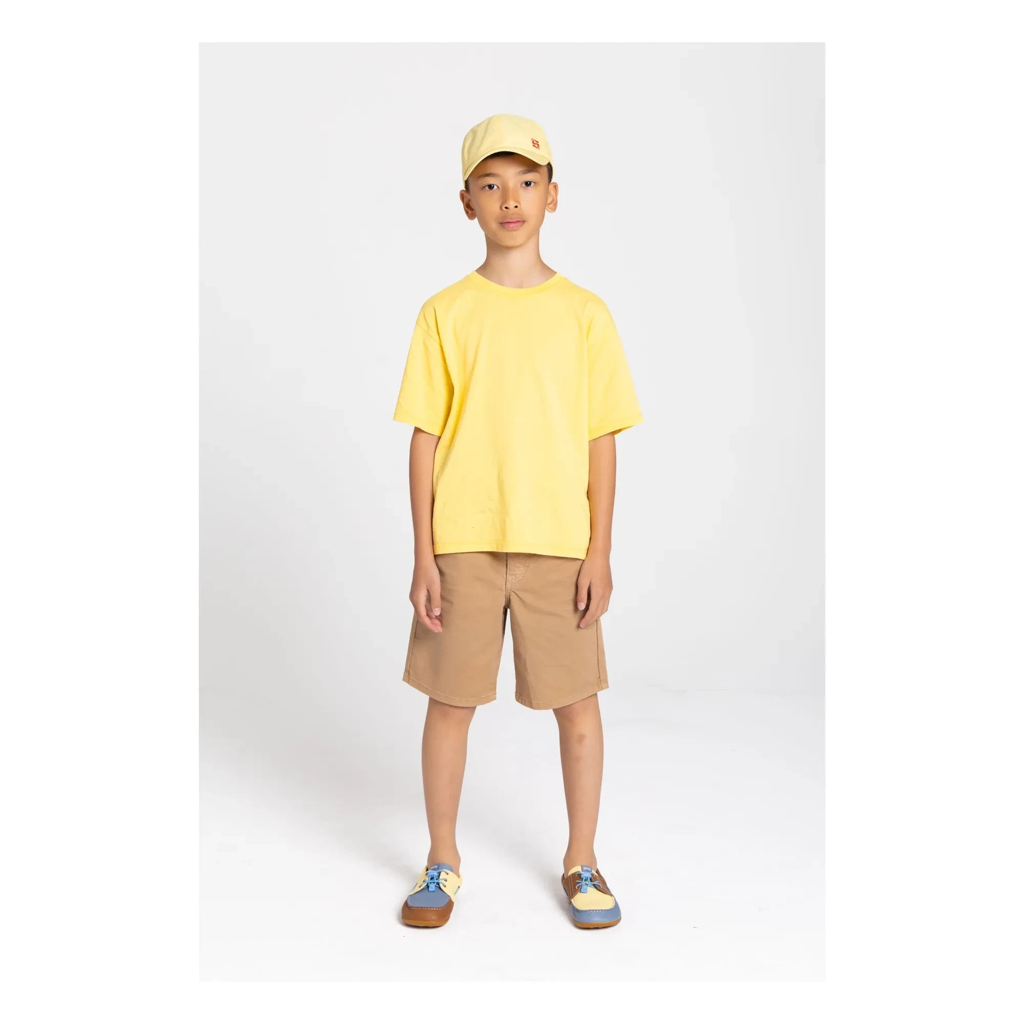Smallable Kid - Camiseta Nils de algodón orgánico | Amarillo flúor