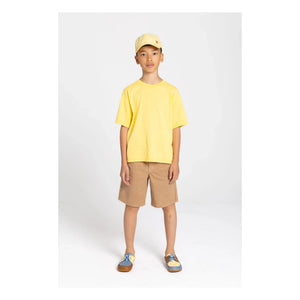 Smallable Kid - Camiseta Nils de algodón orgánico | Amarillo flúor