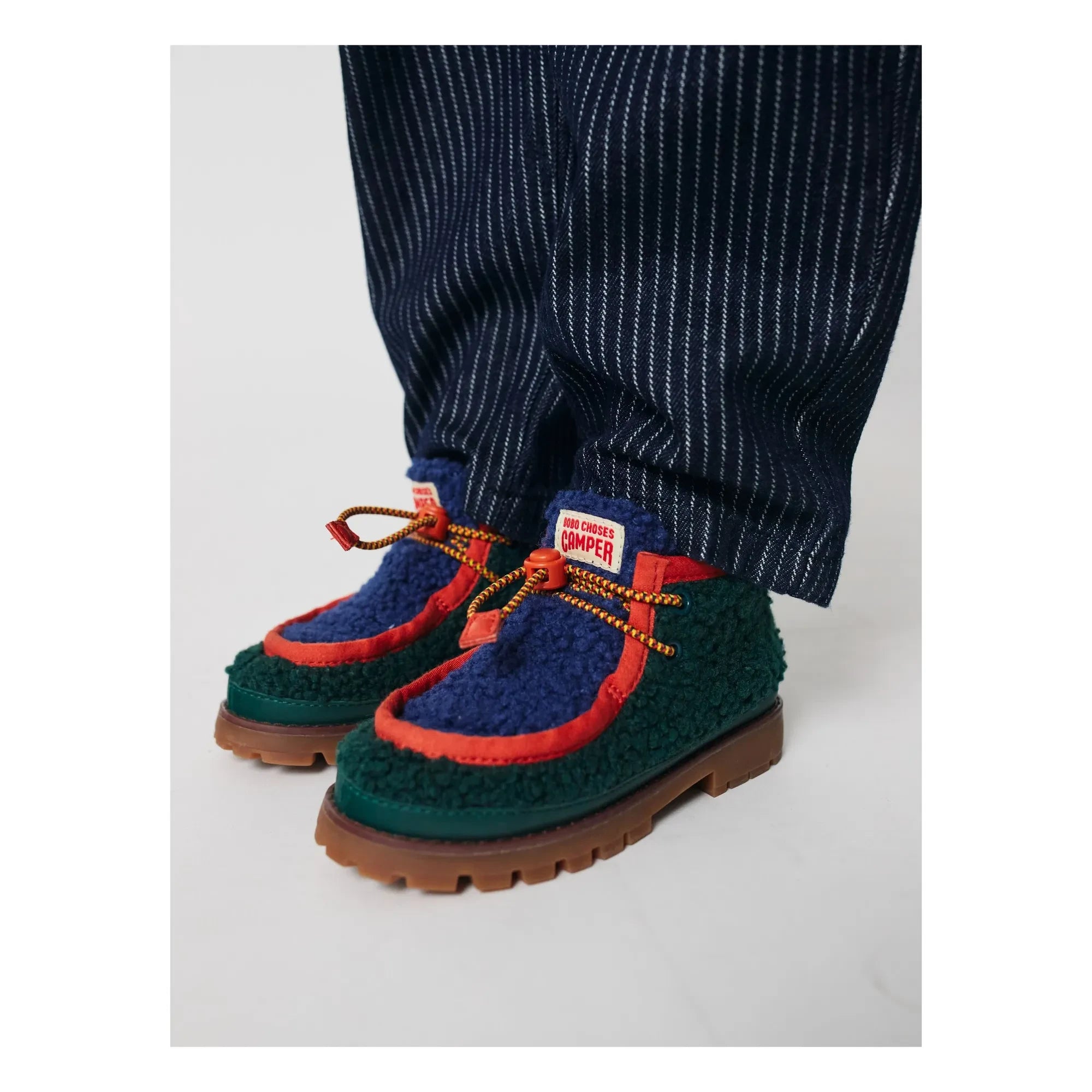 Bobo Choses - Zapatos Derby de Estilo Sherpa Wallabee - Bobo Choses x Camper | Verde