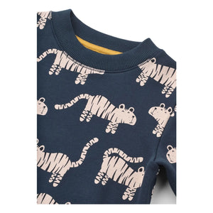 Liewood - Ridley Tigers organik pamuklu sweatshirt | Lacivert
