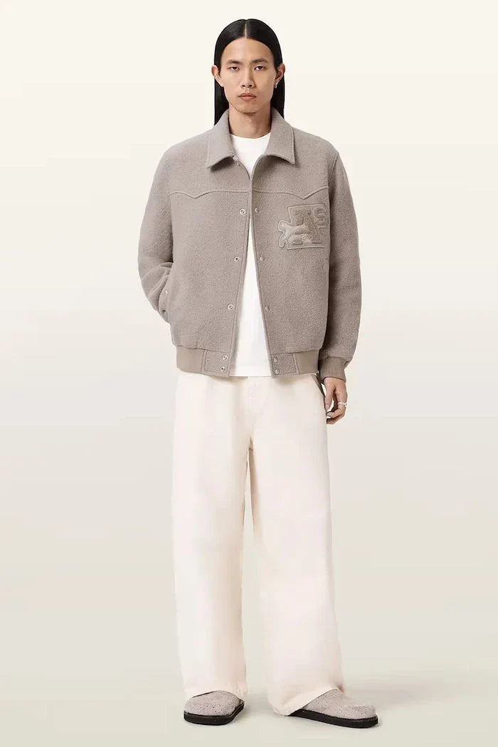 Chaqueta bomber de lana para hombre AllSaints ROYCE