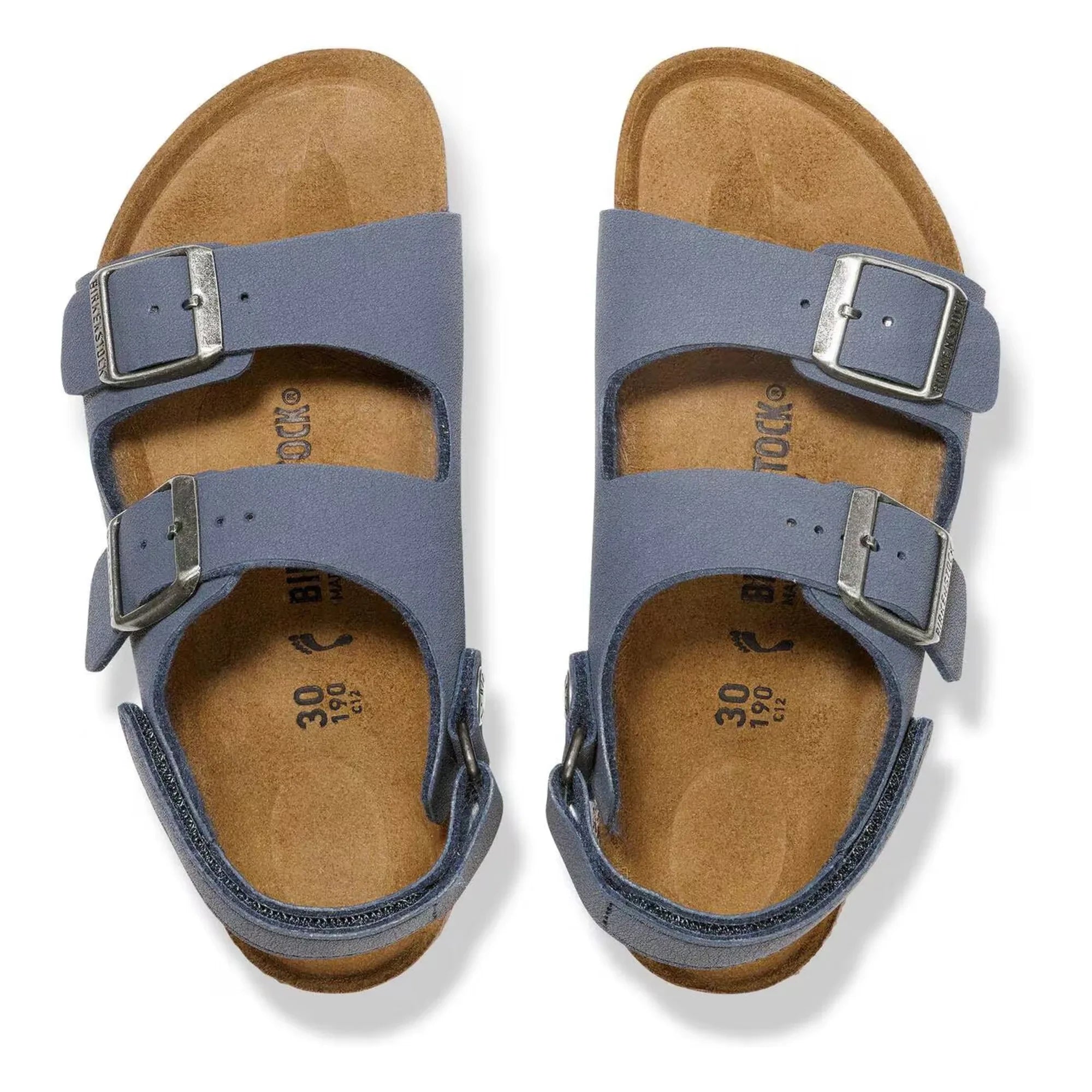 BIRKENSTOCK - Sandalet Milano AS Kids Birko-Flor Birkibuc | Klasik lacivert