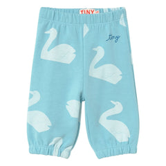 Tinycottons - Jogger Swans Algodón Orgánico | Azul claro