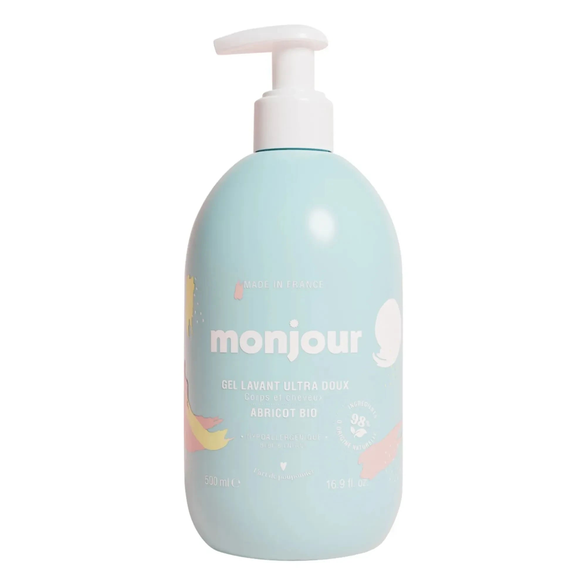 Monjour - Champú ultrahidratante para pelo y cuerpo - 500 ml