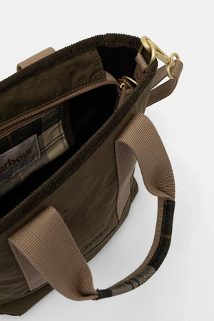 Bolso cruzado de algodón Barbour Mya para mujer