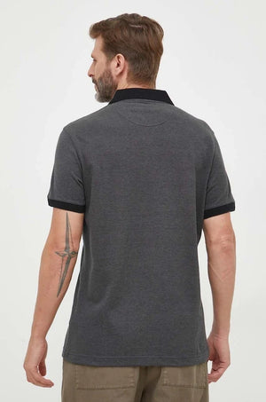 Camiseta de algodón con cuello Barbour