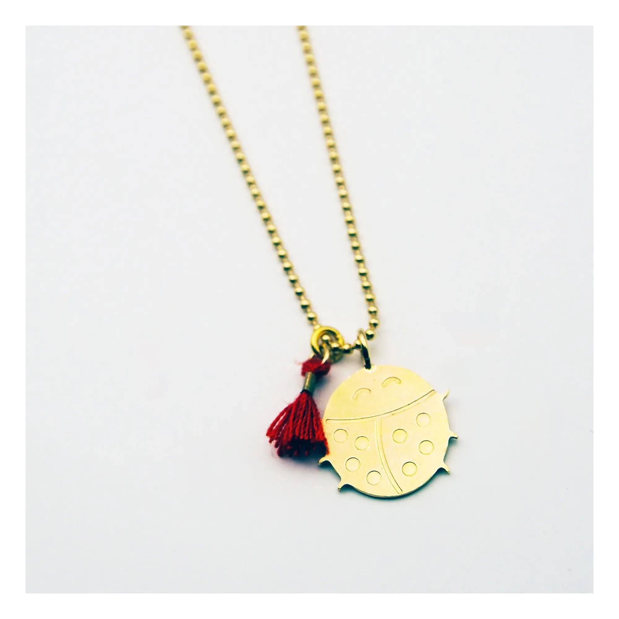 Adorabili - Collar de mariquita | Oro