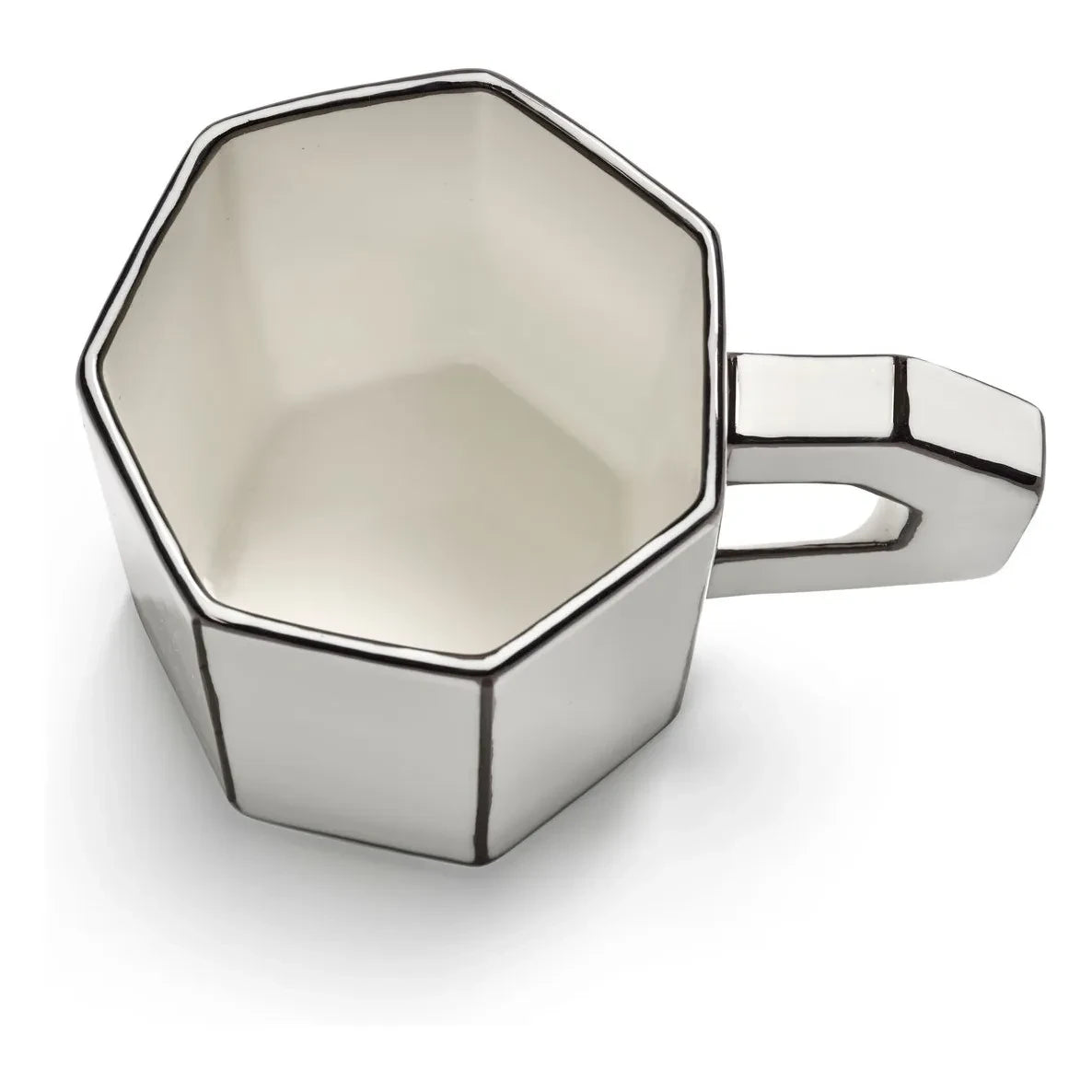 Serax - Taza de té Carte Blanche - Juego de 2 | Negro/Blanco