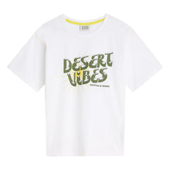 Scotch & Soda - Camiseta con estampado artístico Desert Breeze | Blanco