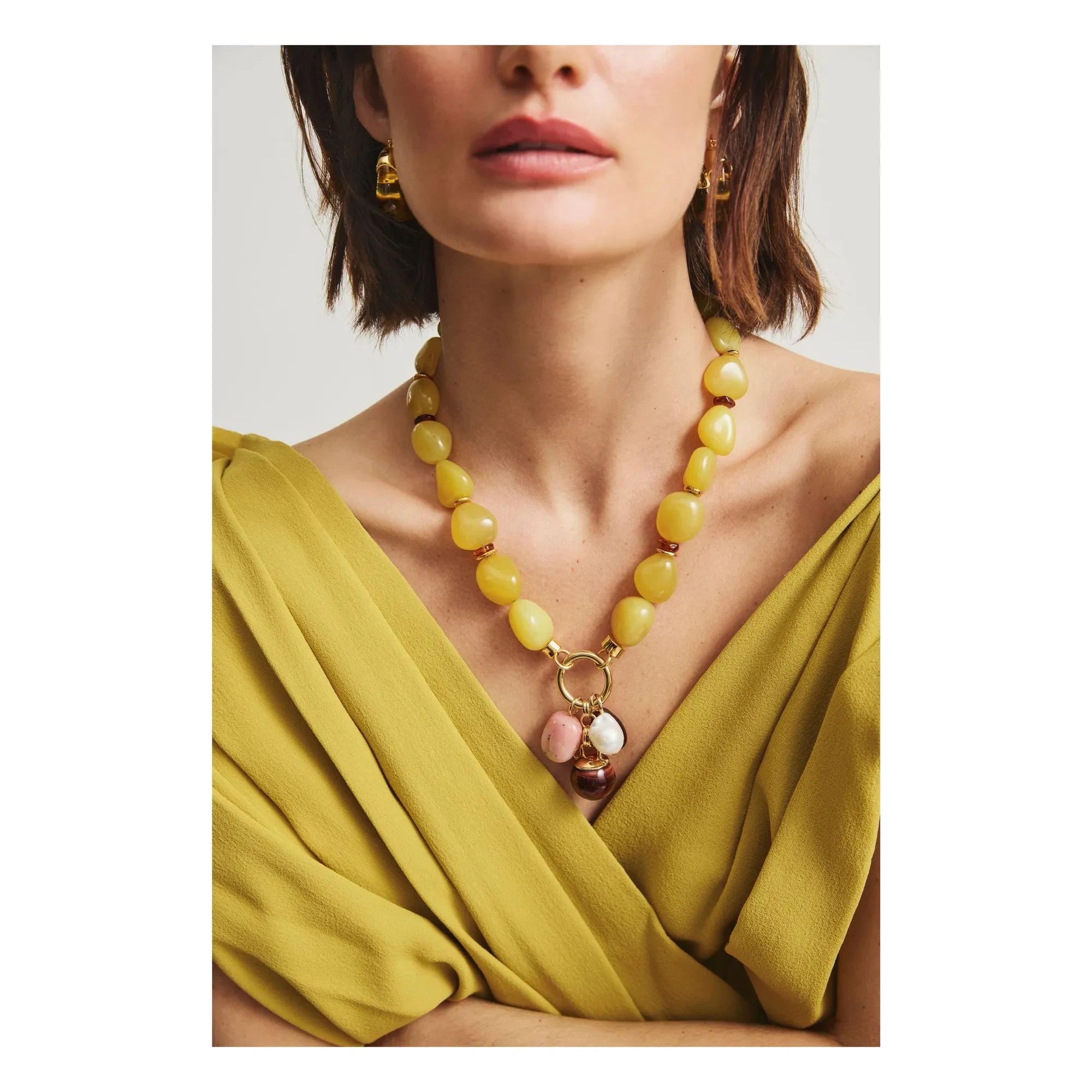 Lizzie Fortunato - Collar Cordoba Charm | Ámbar