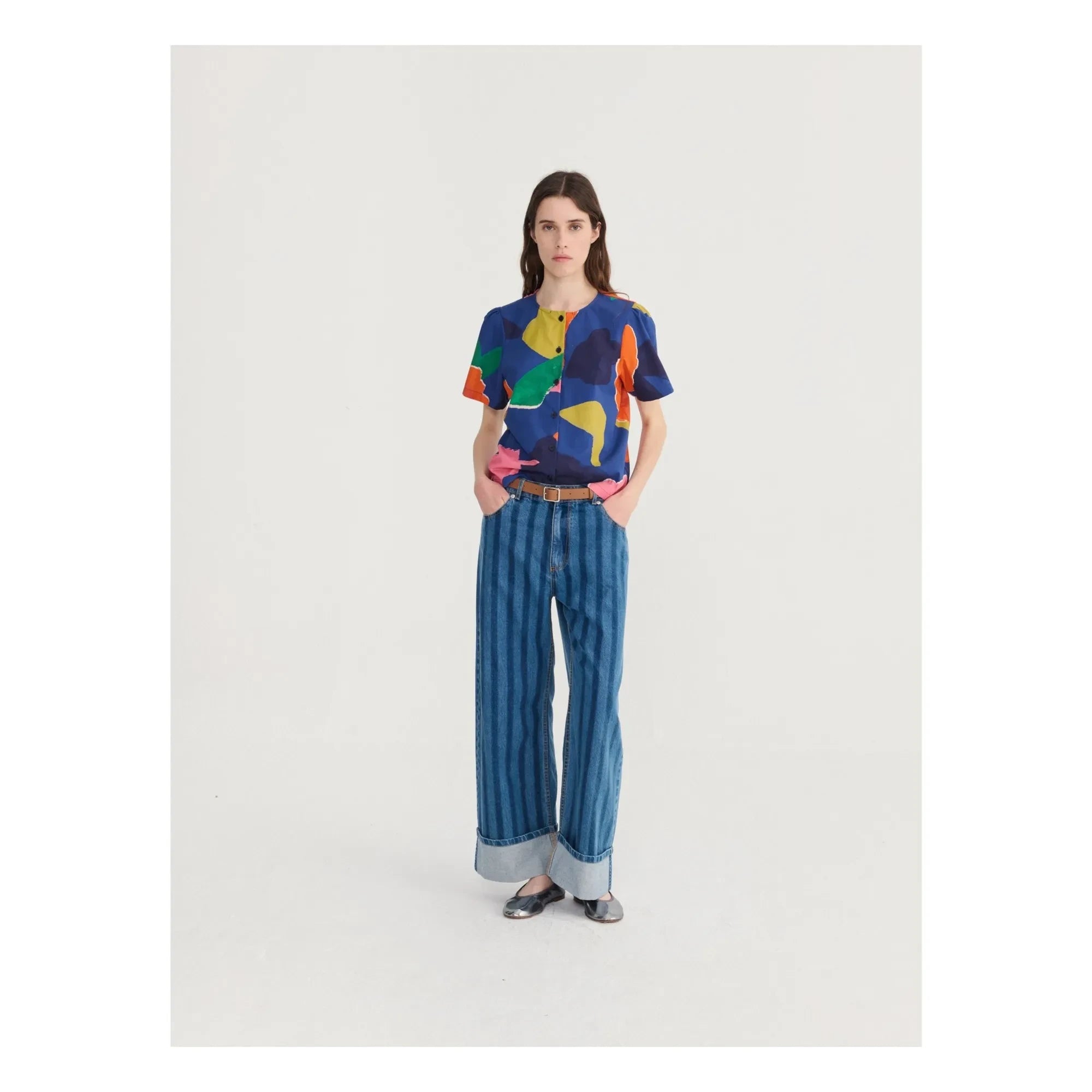 Bobo Choses - Blusa de algodón orgánico color flor | Rosa