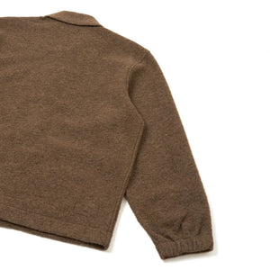 Universal Works - Rams Yün Overshirt | Kahverengi