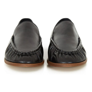 Sessùn - Zapatos Mocasines de Cuero Ayano | Negro