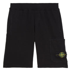 Stone Island - Pantalones cortos de chándal | Negro