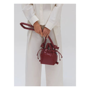 Olend - Bolso Micro Ona de Piel Vegana | Rojo Cereza