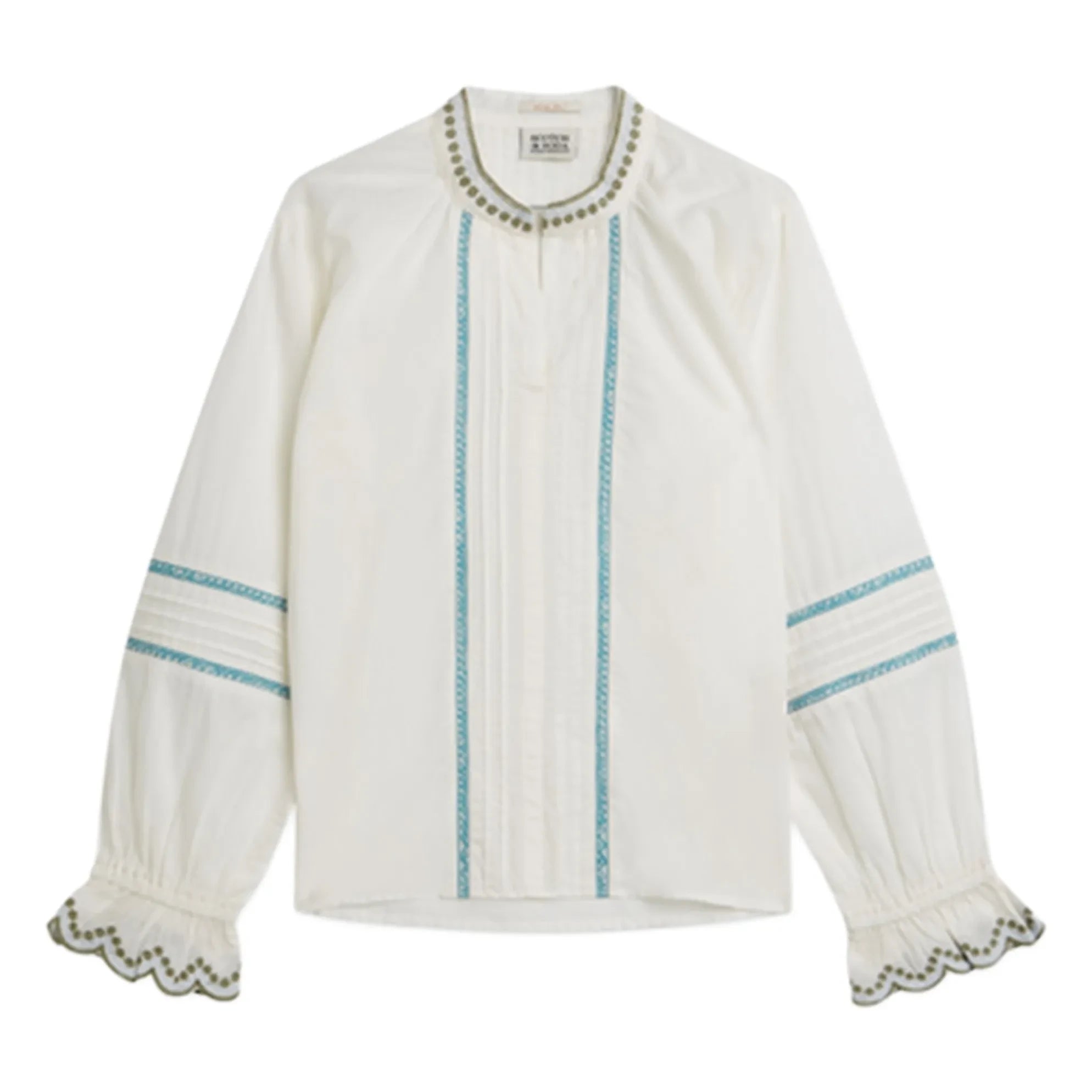Scotch & Soda - Blusa bordada | Crudo