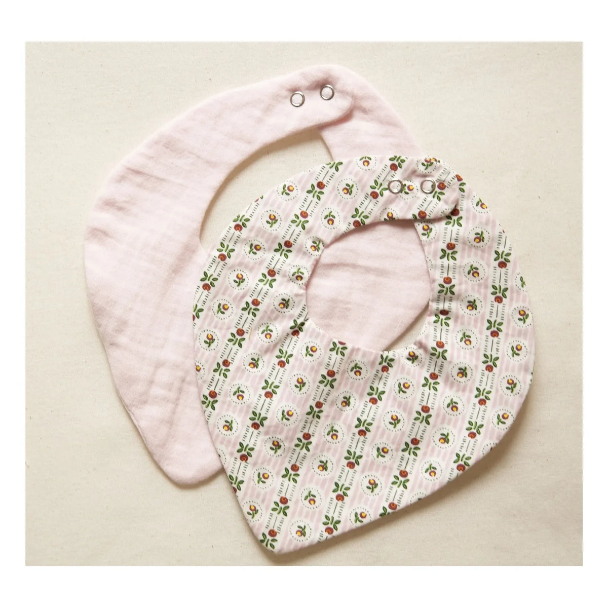 Editions Aimable - Bandana Brigitte - 2'li Set | Pommette Poplin