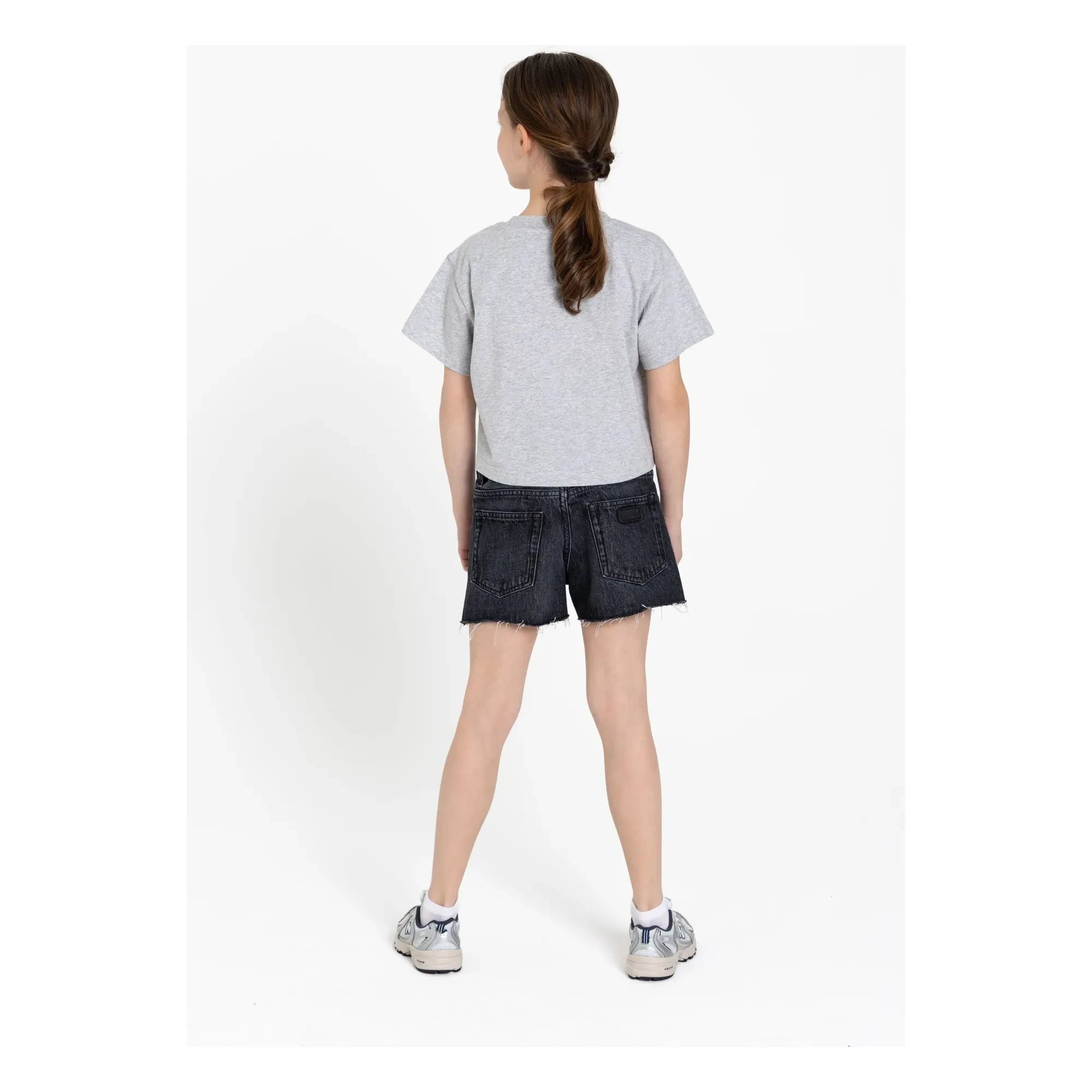 Finger in the nose - Shorts vaqueros Eva | Gris vaquero